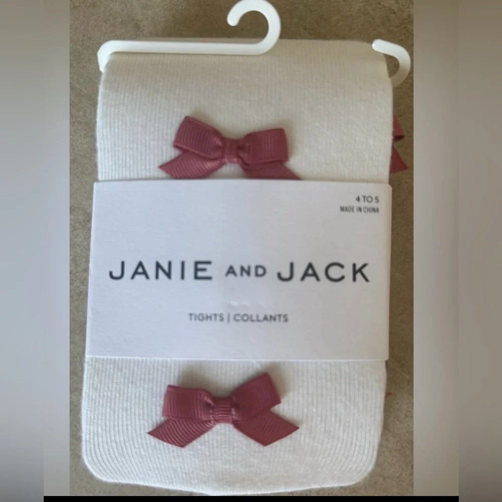 Janie and Jack Bow Tight-2 pairs